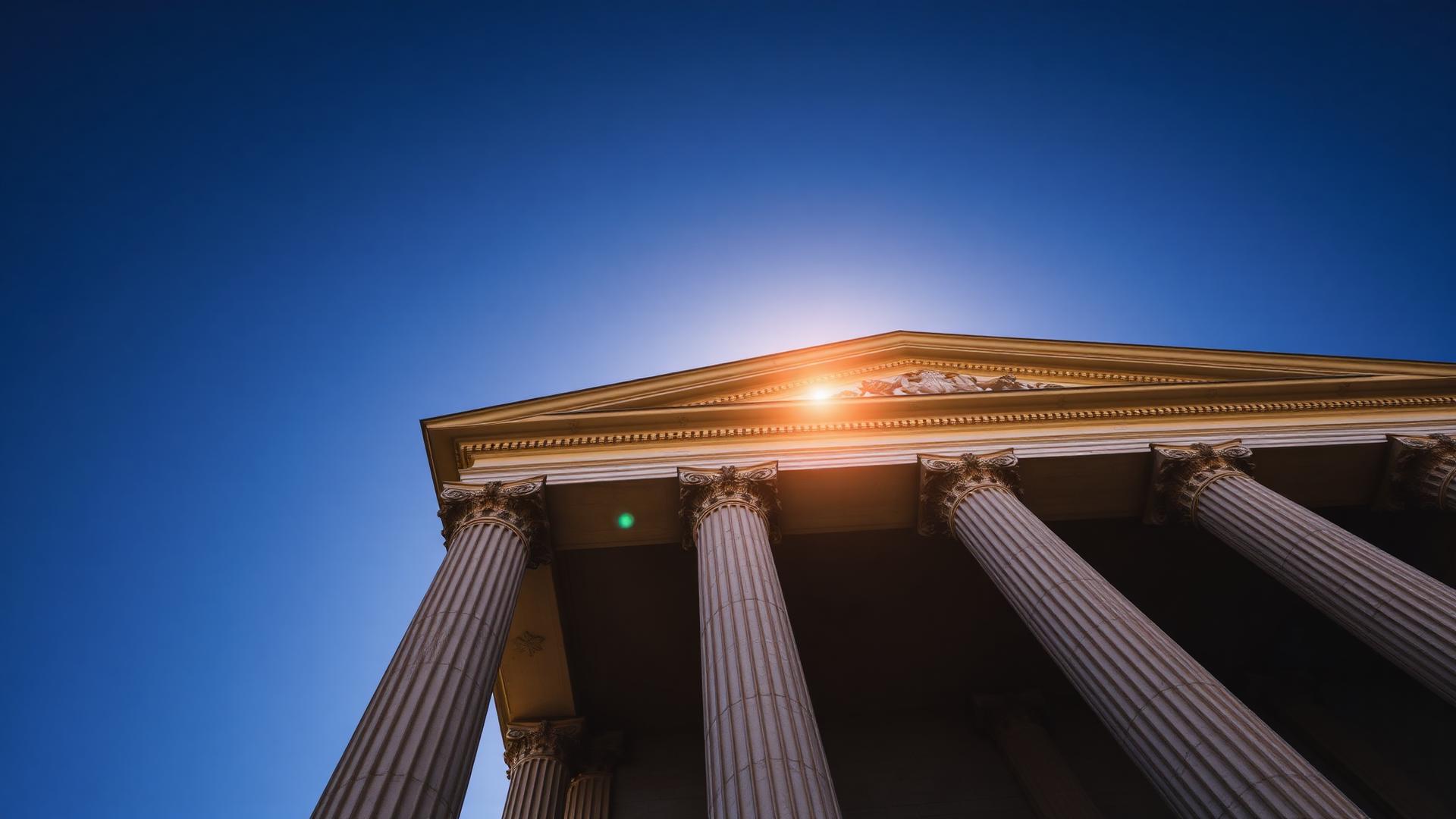Courthouse columns